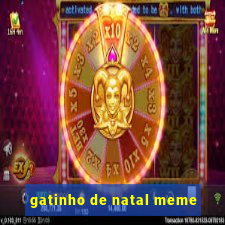 gatinho de natal meme